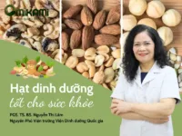 PGS.TS.Nguyễn Thị Lâm đánh giá hạt dinh dưỡng: Tốt cho cơ thể và ngăn ngừa nhiều bệnh lý